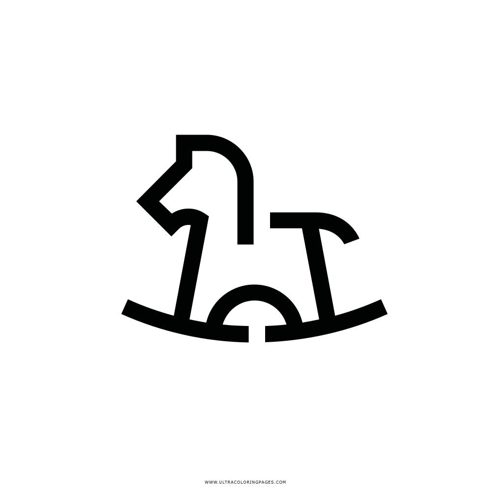 rocking horse Coloring Page