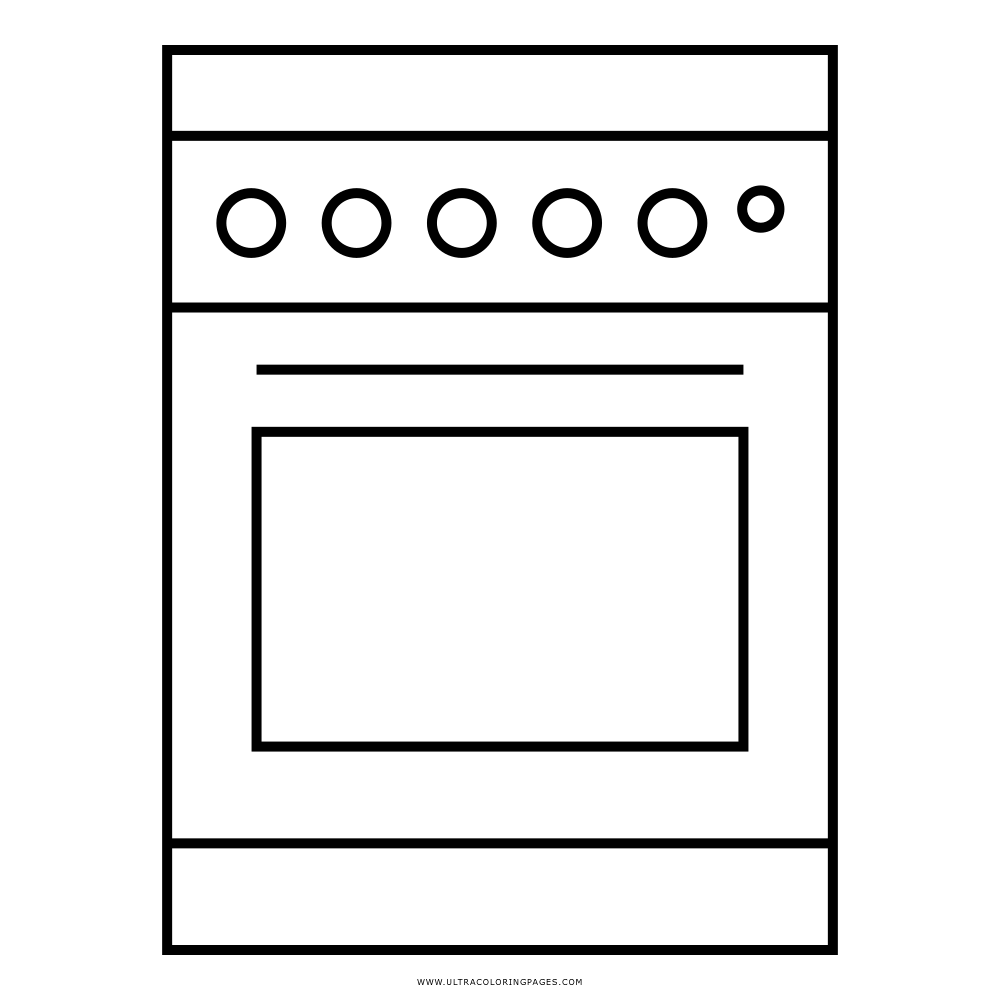 oven Coloring Page