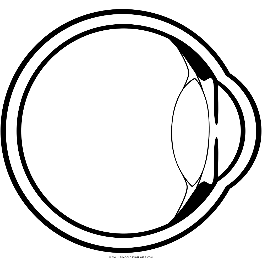 eye Coloring Page