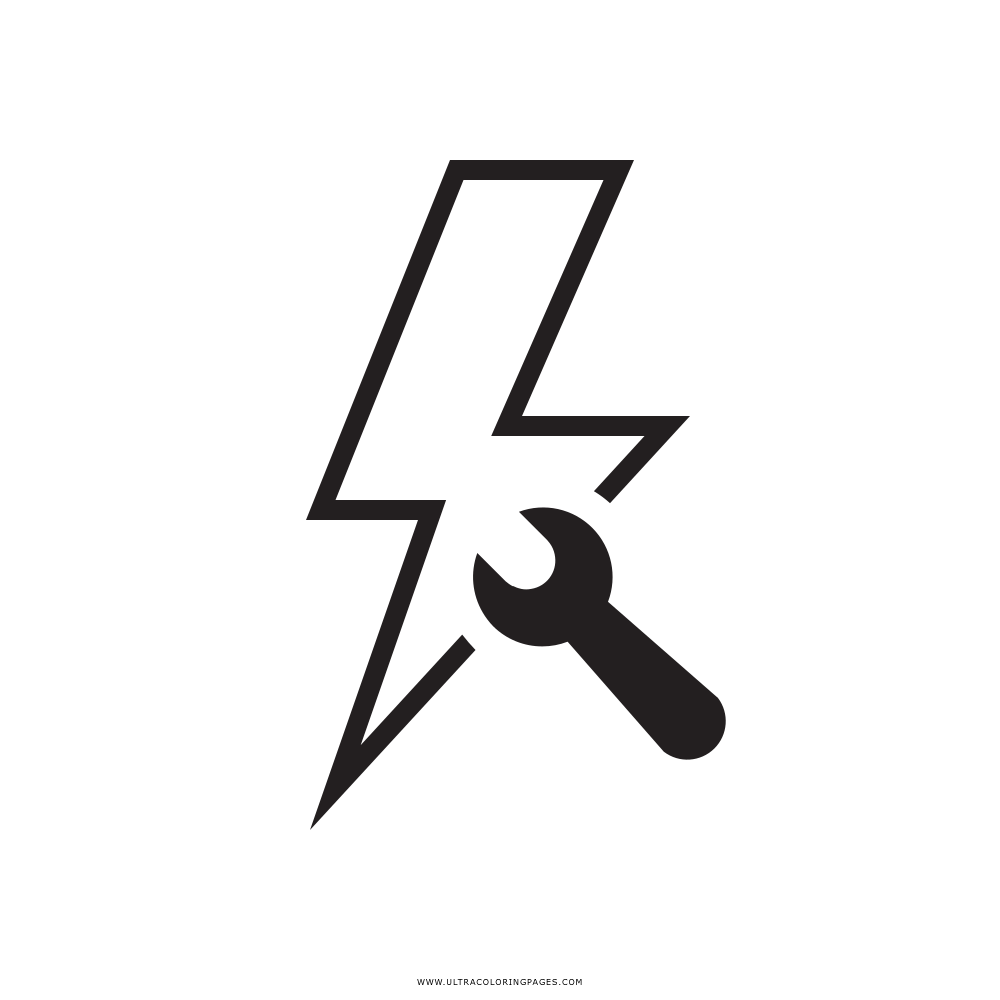 electricity Coloring Page