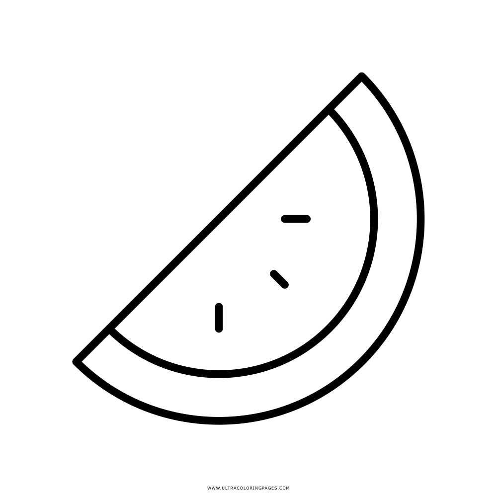 Melone Ausmalbilder
