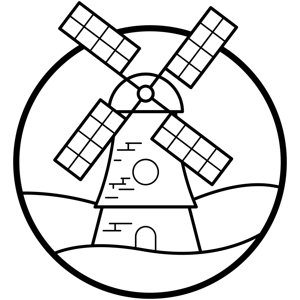 molen van sloten Coloring Page