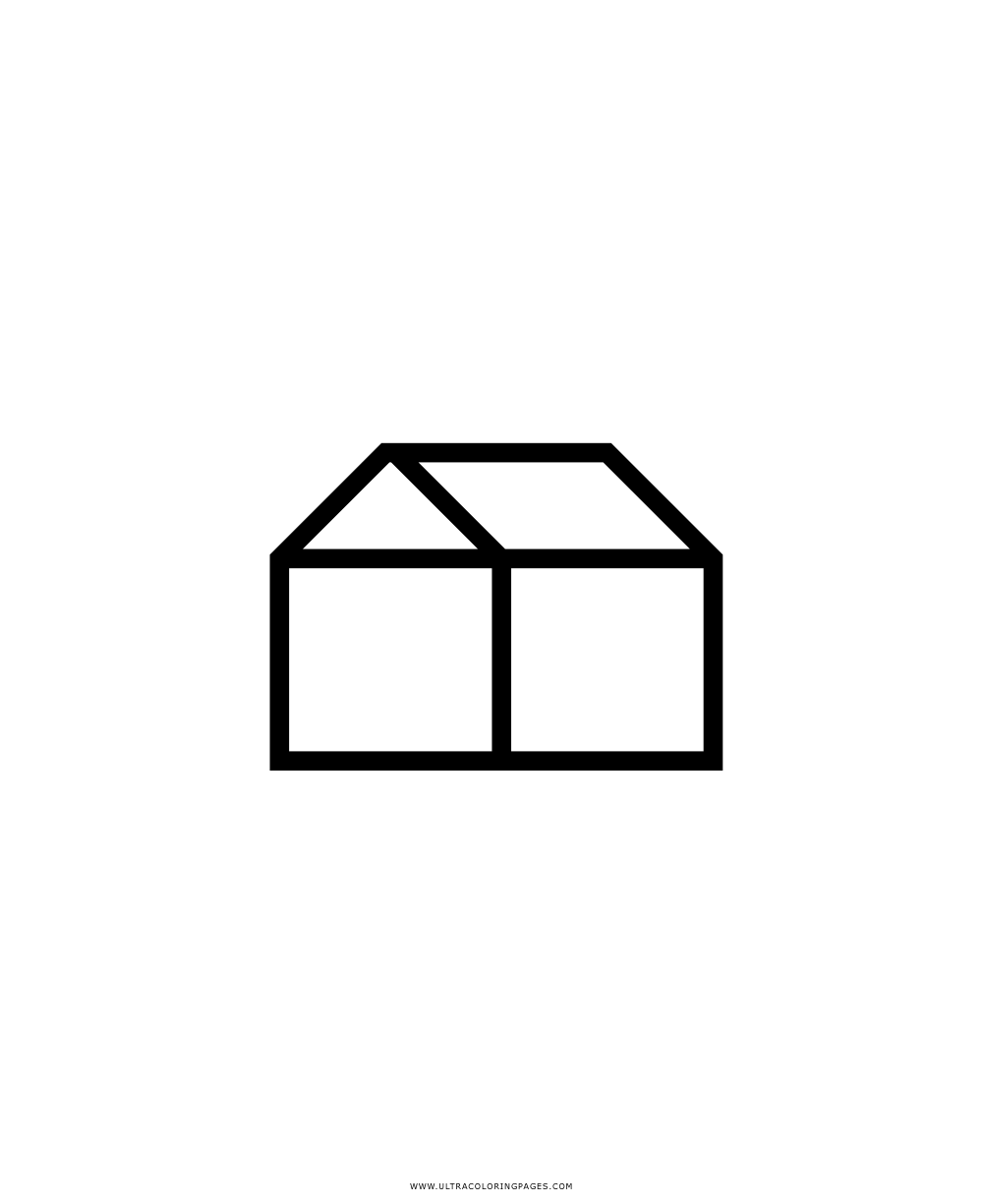 home Coloring Page